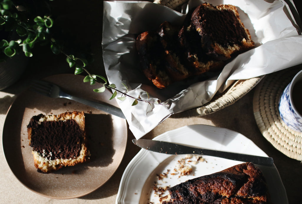 Made with Love: Simple Marble Loaf Cake